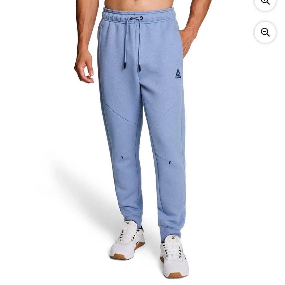Reebok Light Blue / Reebok Men's and Big Men's Momentum Fleece Jogger, Size 5XL